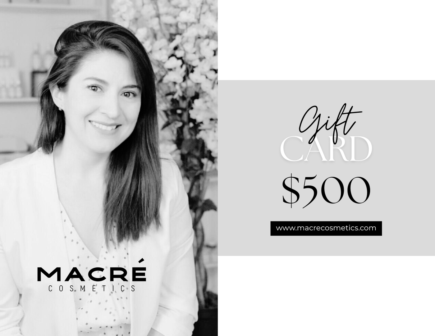 TARJETA DE REGALO - MACRÉ COSMETICS