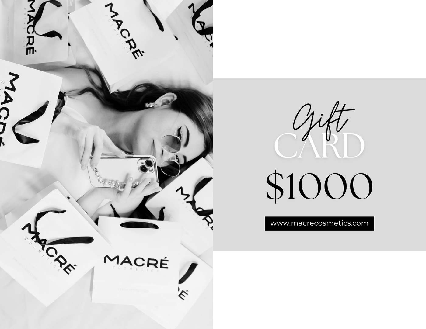 TARJETA DE REGALO - MACRÉ COSMETICS